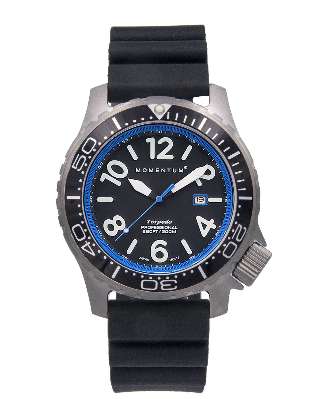 Momentum Watches Torpedo Blast 44 Rubber Men s Dive Watch