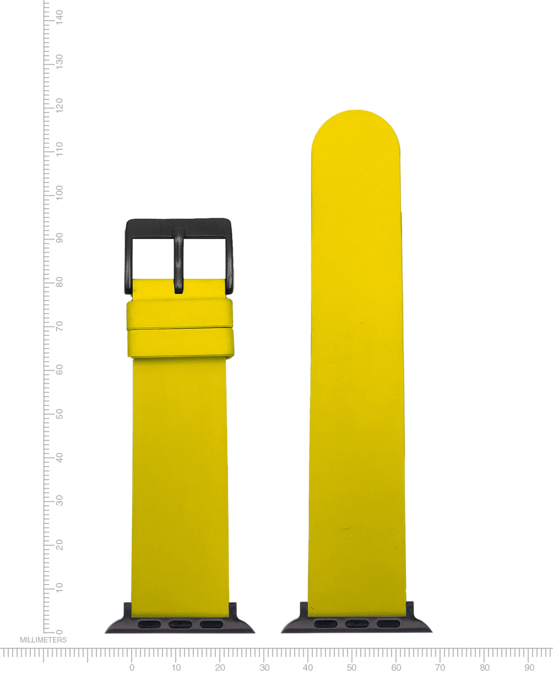 Yellow and black apple watch online band