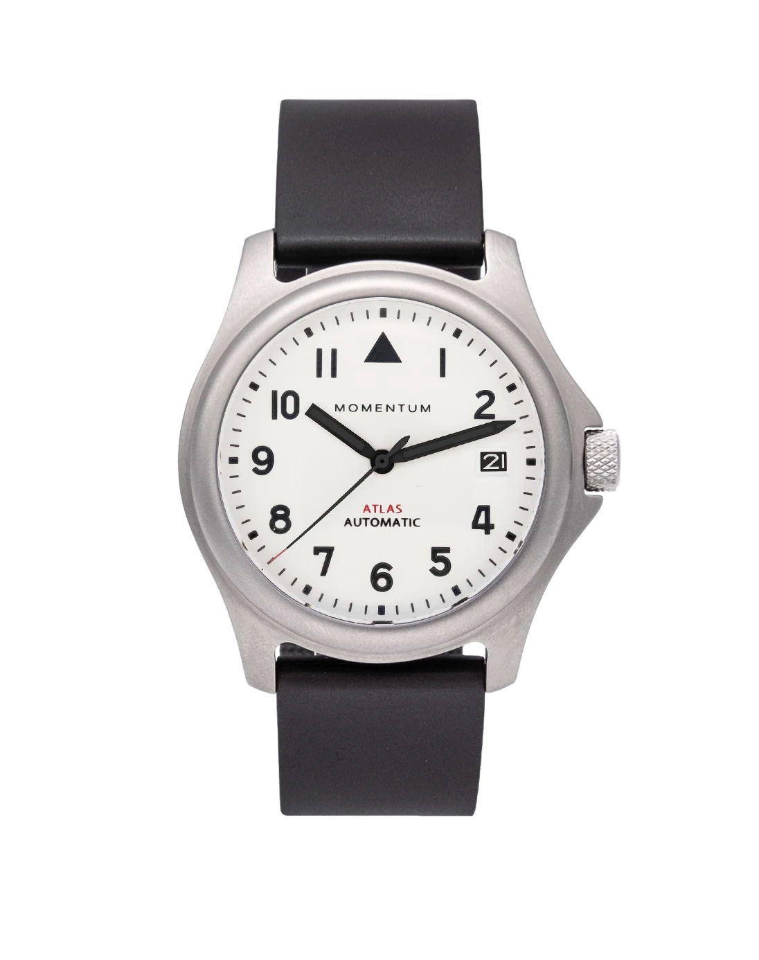 Atlas Automatic [38mm] - White, Titanium Field Watch